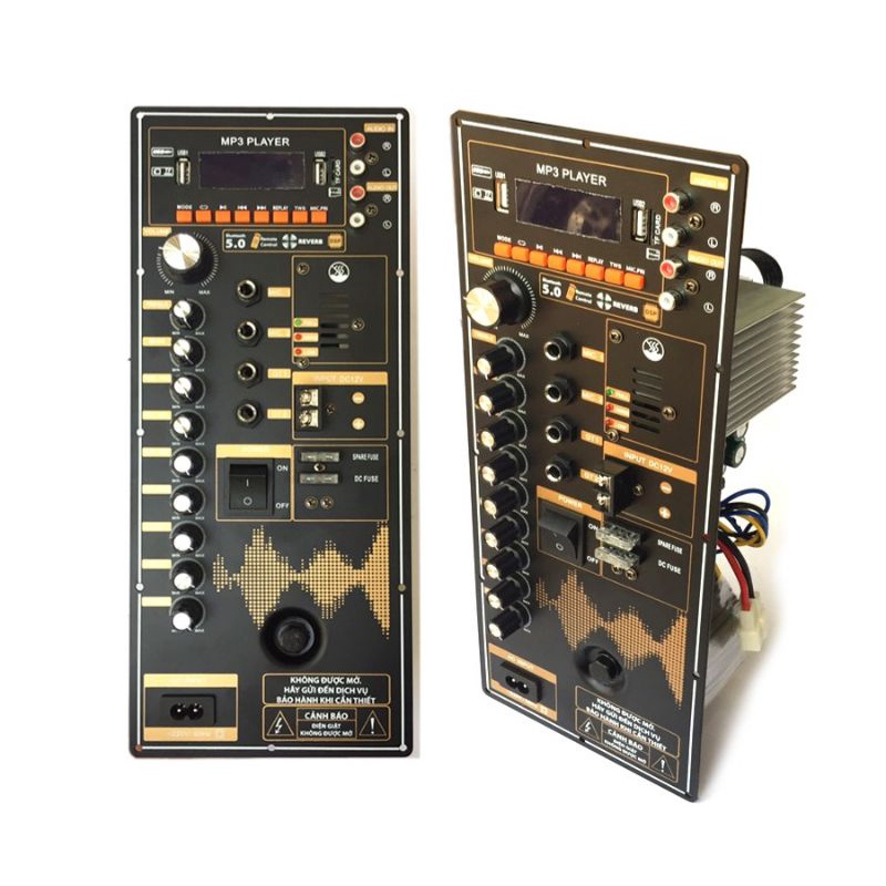 MẠCH LOA KÉO ECHO REVERB 5.0 300W - 14,5X35CM - MẪU ĐỨNG
