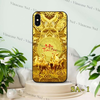Ốp lưng kính 3D iPhone X - iPhone Xs - iPhone XR - iPhone Xs Max in hình 12 Con Giáp Tài Lộc May Mắn