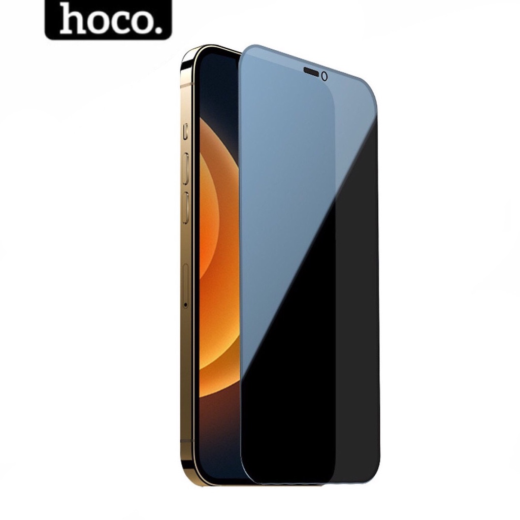 Kính cường lực chống nhìn trộm 4k HOCO full màn hình dùng cho iphone ip 11 12 13 14promax xsmax