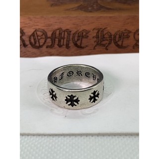 [Ảnh Thật] Nhẫn Chrome Heart Cross bạc fullbox cao cấp.