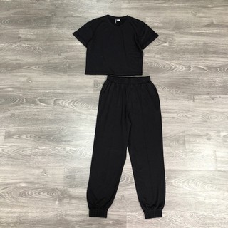 Set Bộ H•M chất da cá mềm jogger(2709)