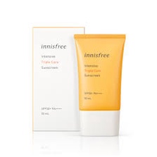 Kem Chống Nắng Innisfree Triple Shield SPF 50 - phù hợp cho những ai có da dầu hay hỗn hợp thiên dầu