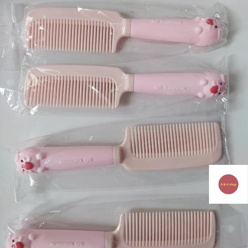 Lược chải tóc gỡ rối mini hình thú D & K shop siêu cute chống tĩnh điện