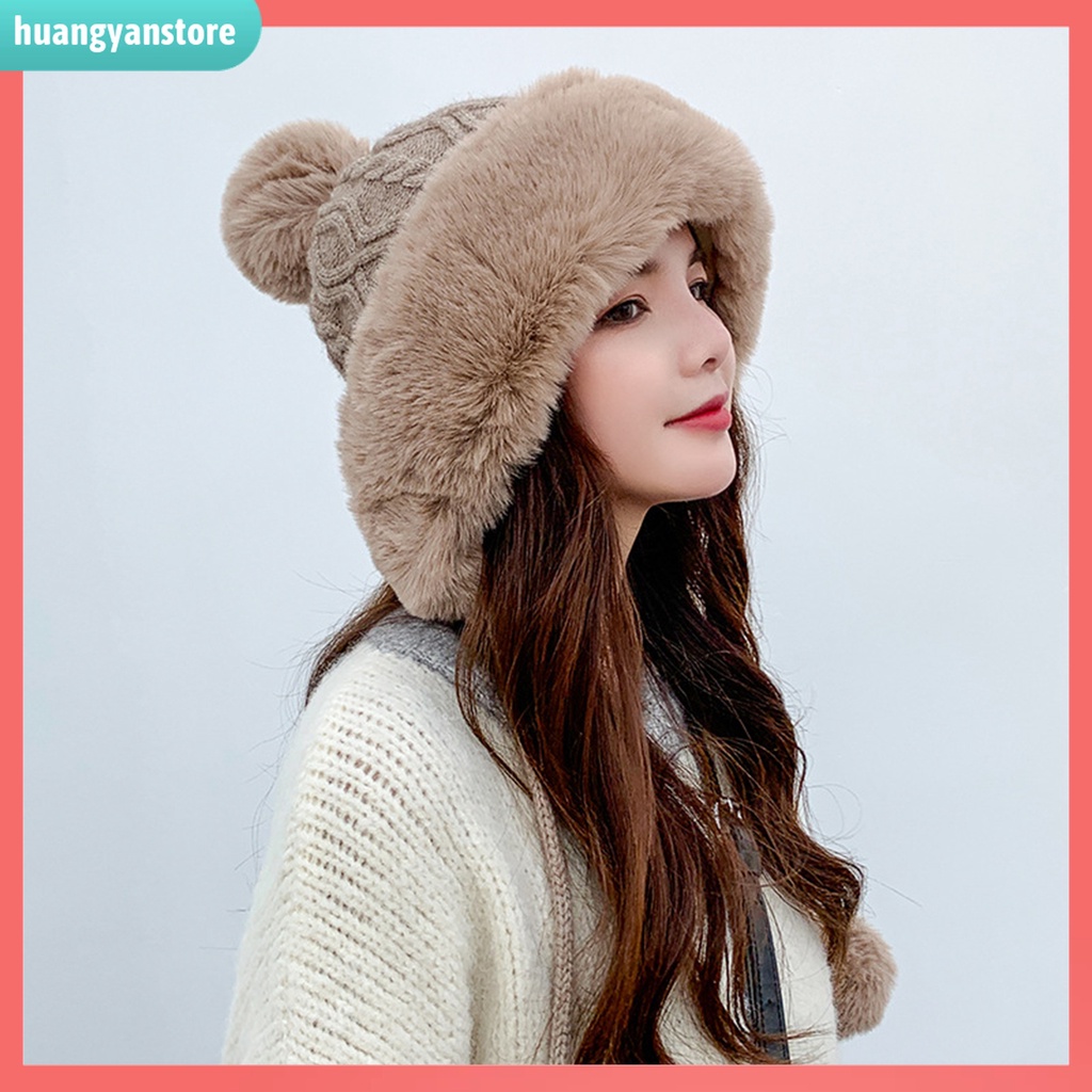 HY| Mũ Dệt Kim Dày Dặn Màu Sắc Nhã Nhặn Dành Cho Nữ