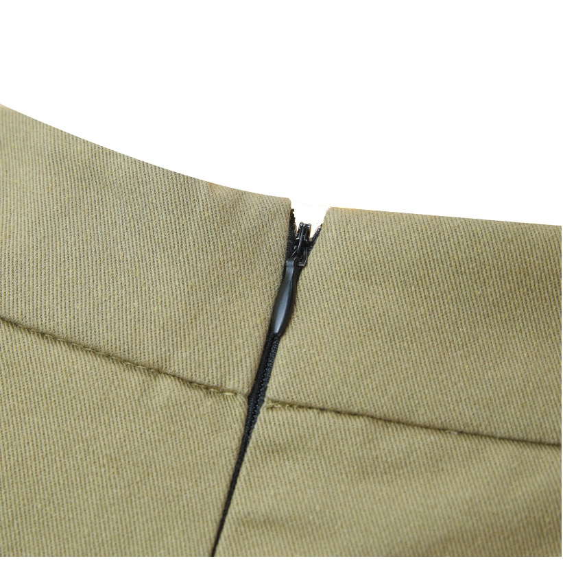 Long Skirt Kaki - LSK - Nâu