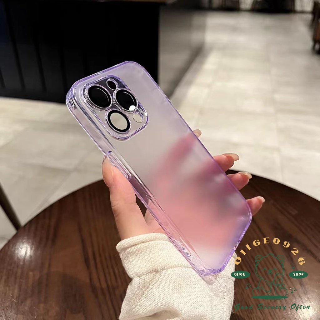 Ốp Điện Thoại PC Mặt Kính Lọc Bụi Bẩn Mẫu Mới Cho iPhone 14 / 13 / 12 Pro Max
