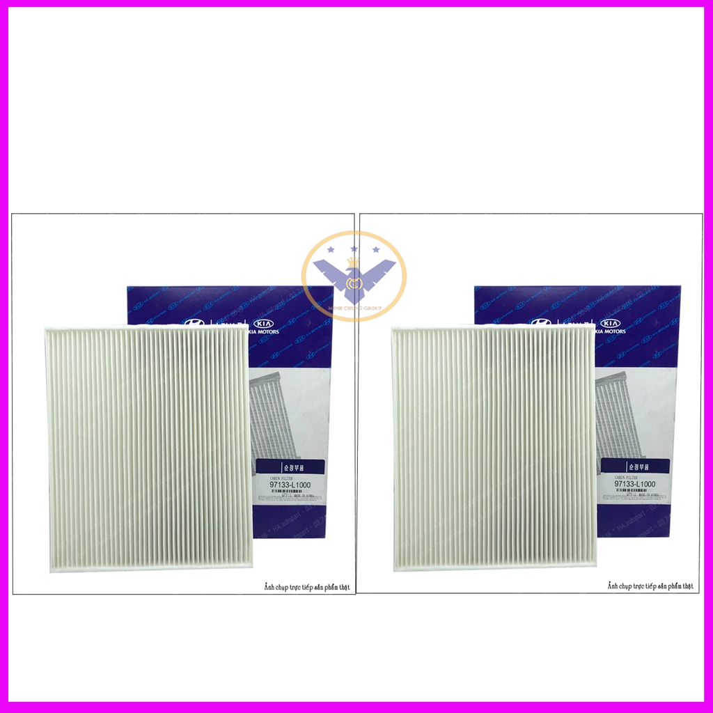 COMBO 2 Lọc gió điều hòa  máy lạnh Santafe , Sonata , Tucson , Sorento( 2021-2023) - 97133-L1000