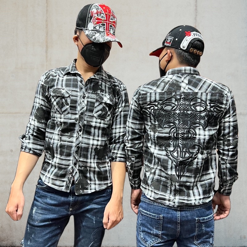 Áo Sơmi Road Hình Full Thêu Bán Lẻ Giá Sỉ