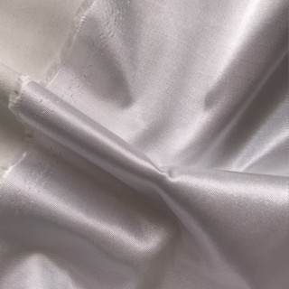 Vải Taffeta Trắng Chéo, Dày Dặn, Khổ 1m5 - Không Co Giãn, Bóng Mịn - May Áo Kiểu, Đầm, Vest Nữ, Đồ Thiết Kế