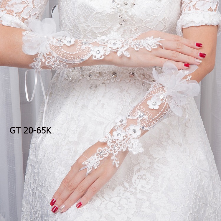 Găng tay ren cao cấp cho cô dâu phong cách nhẹ nhàng