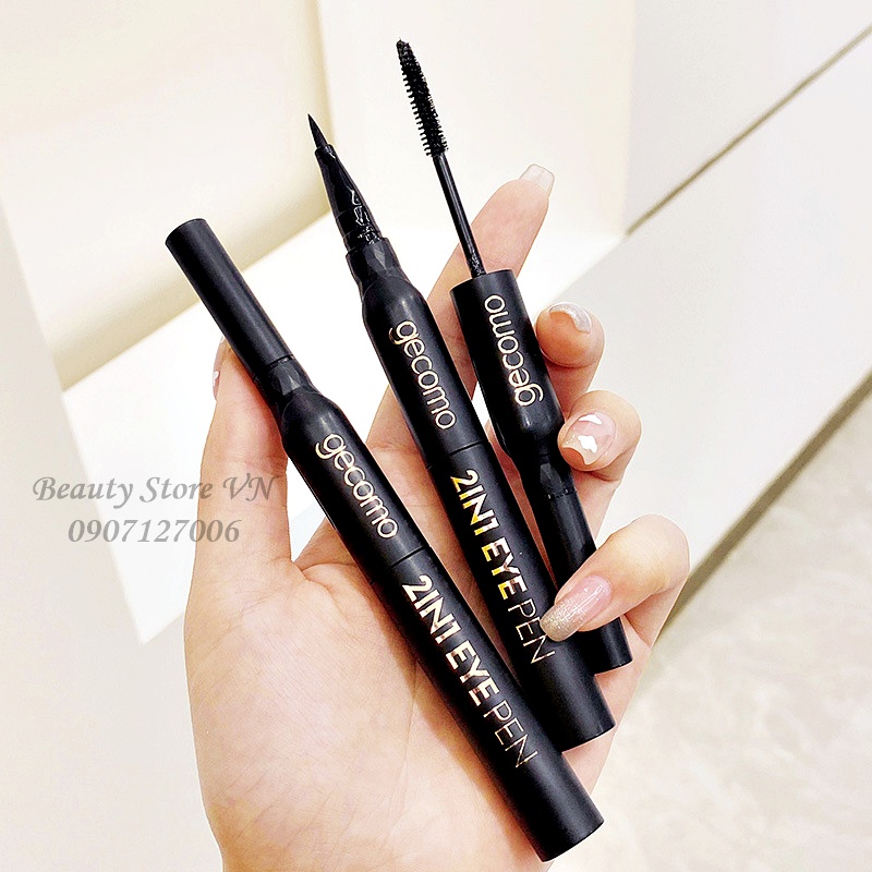 Bút Kẻ Mắt Nước + Mascara 2 In 1 Lâu Trôi Cao Cấp
