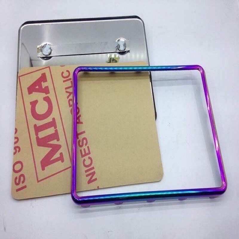 Khung biển số 7 màu Full bộ lắp xe máy xe điện ok