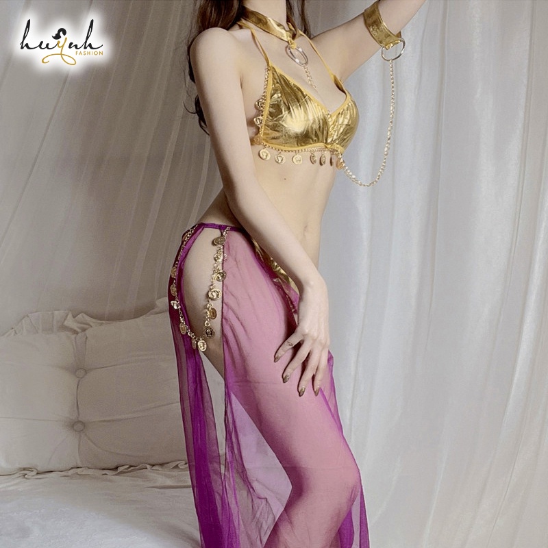 Đồ Hóa Trang Vũ Công Múa Bụng Ả Rập Sexy Belly Dance - CO24