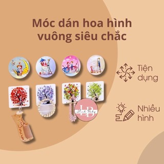 Móc dính tường họa tiết 3d siêu chắc chắn