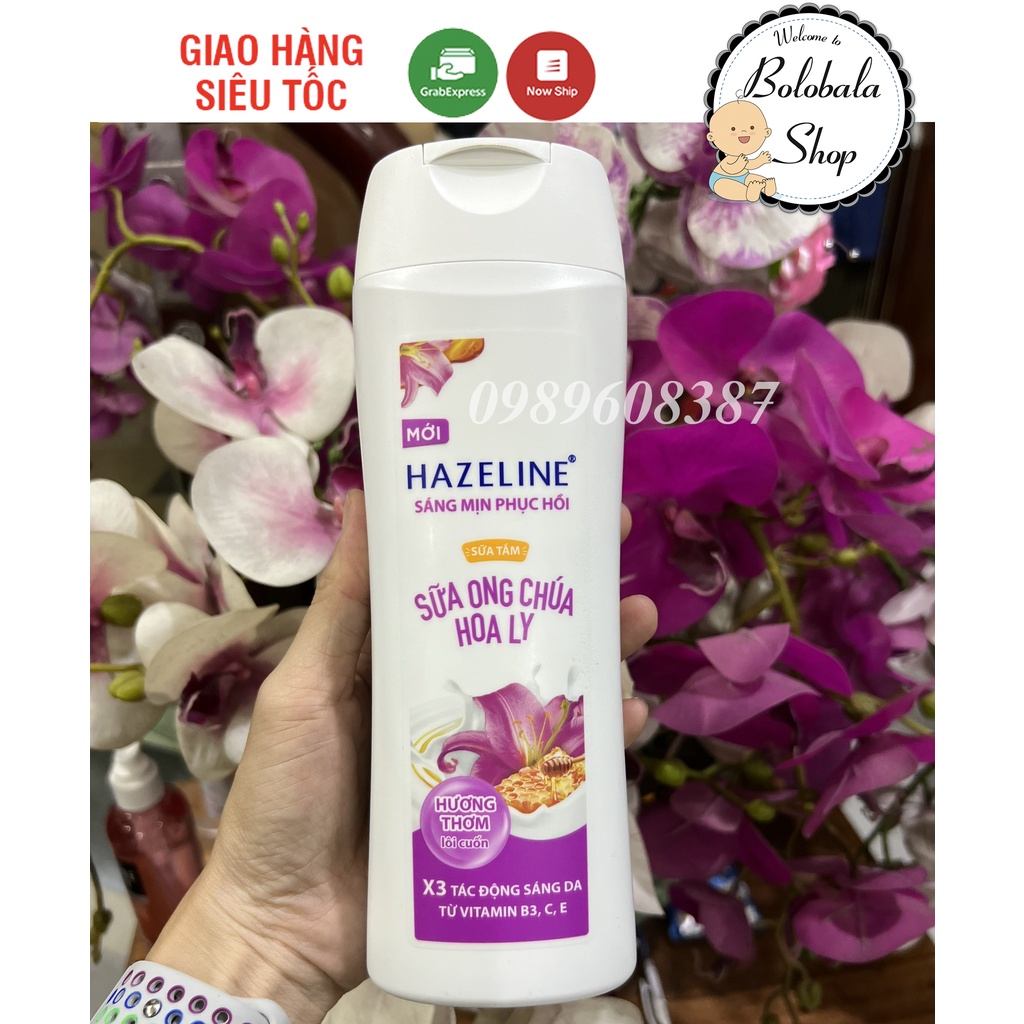 Sữa tắm Hazeline Sữa ong chúa Hoa Ly 300g