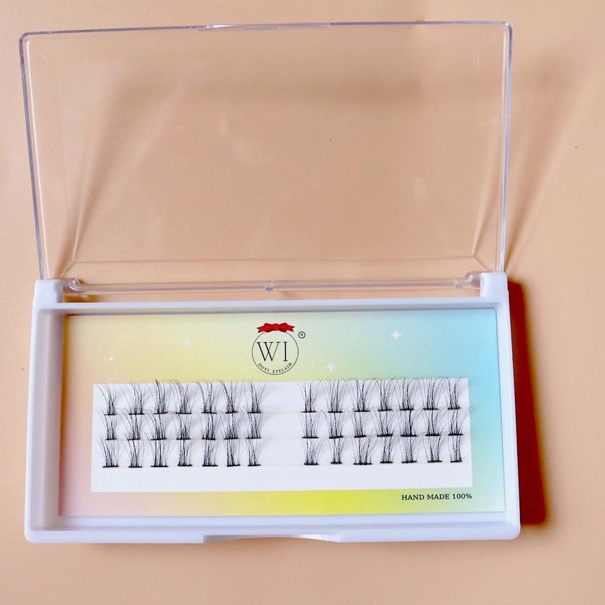 Mi Giả Tách Sợi, Mi nối, Mi Chùm W17 Phong Cách Chữ A, Chữ V, Tự Nhiên Tự Nối Tại Nhà 5 Dòng