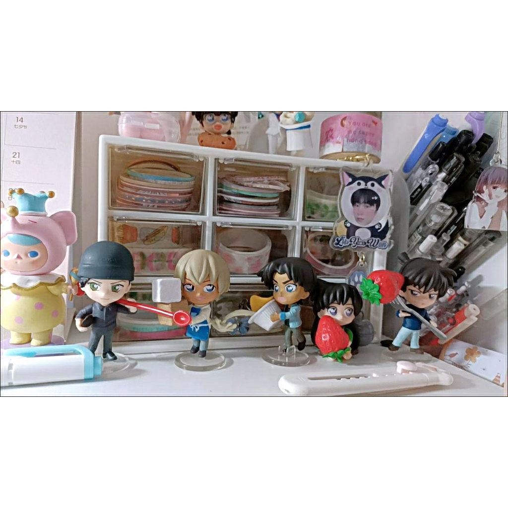 Mô hình conan thám tử lừng danh đồ chơi trang trí bàn học siêu cute