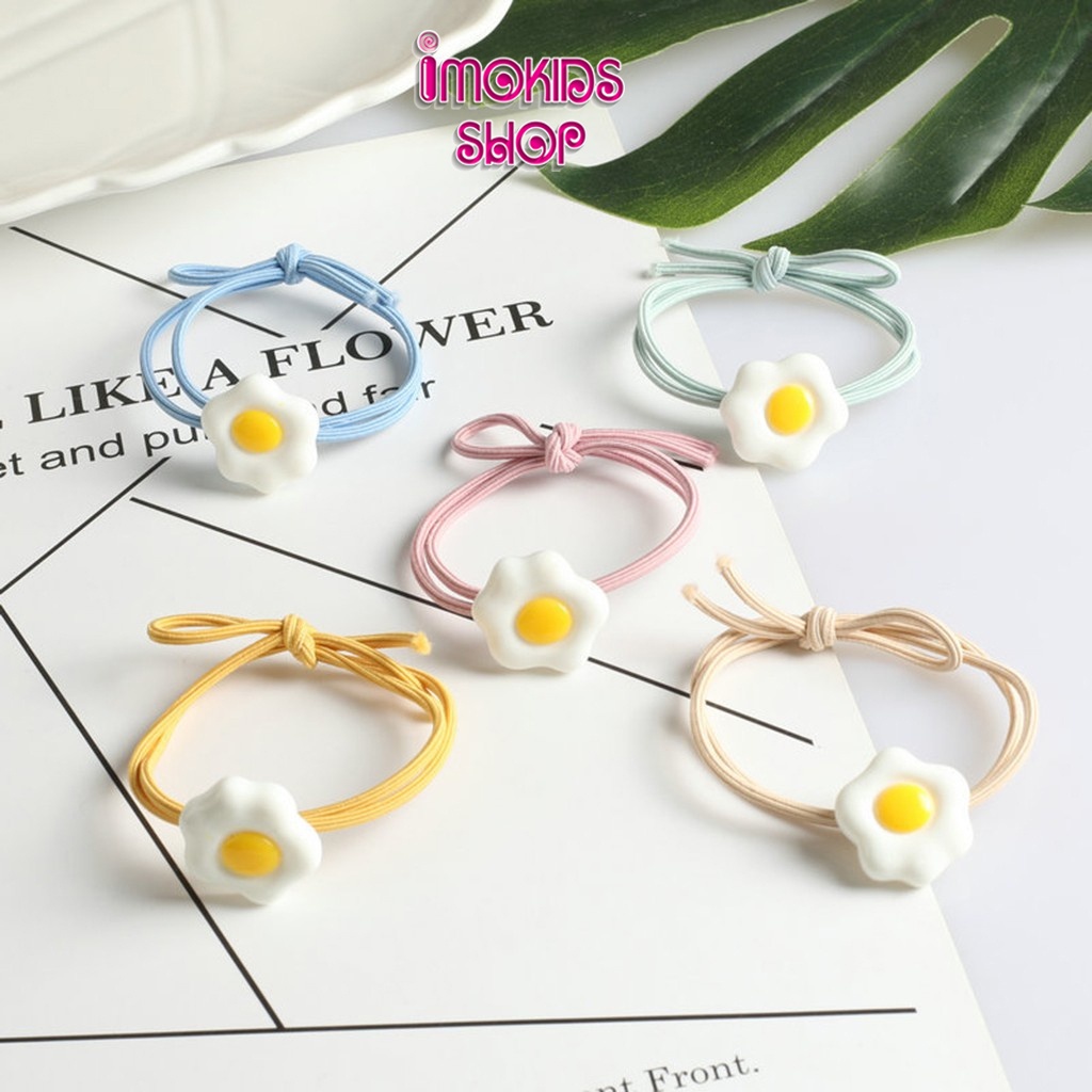 Dây cột tóc bé gái nhiều màu, dây thun buộc tóc nữ Hàn Quốc
