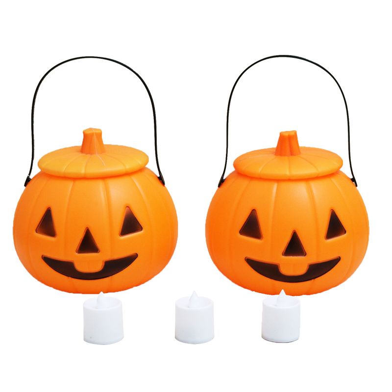 Xô Đựng Kẹo Bí Ngô Trang Trí Halloween
