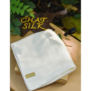 Khăn Mặt tơ tằm 2 lớp CỔ CHẤT SILK kích thước 30x45 làm sạch da dành cho da nhạy cảm và trẻ nhỏ 100% tự nhiên