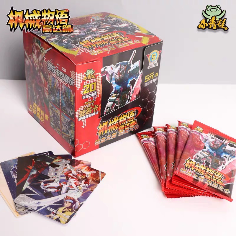 Set thẻ bài ảnh nhân vật in hình gundam các loại