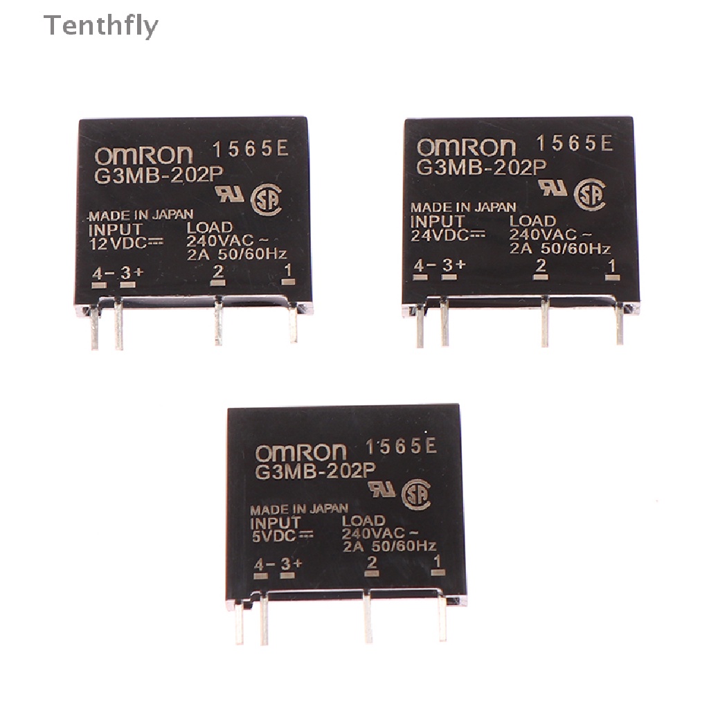 1 Rơ Le Điện Trở 5V 12V 24V DC-AC G3MB-202P-5VDC PCB SSR AC 240V 2A Mới