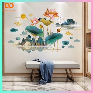 Tranh dán tường Hoa Sen 3D trang trí phòng ngủ phòng khách phòng thờ