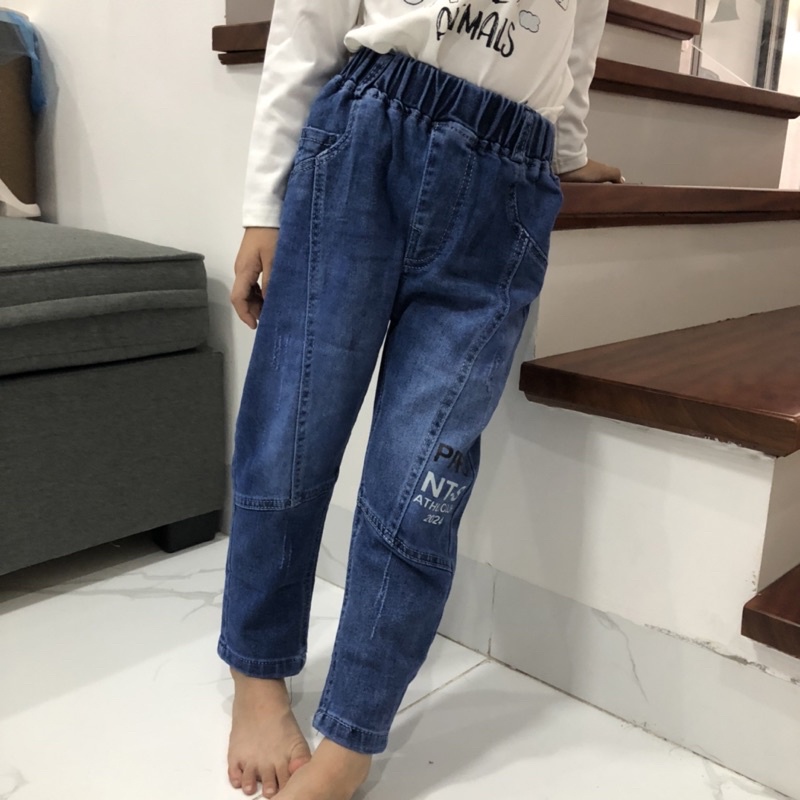 Quần bò quần jean bé trai chất vải cao cấp co dãn thoải mái - Beddep Kids Clothes