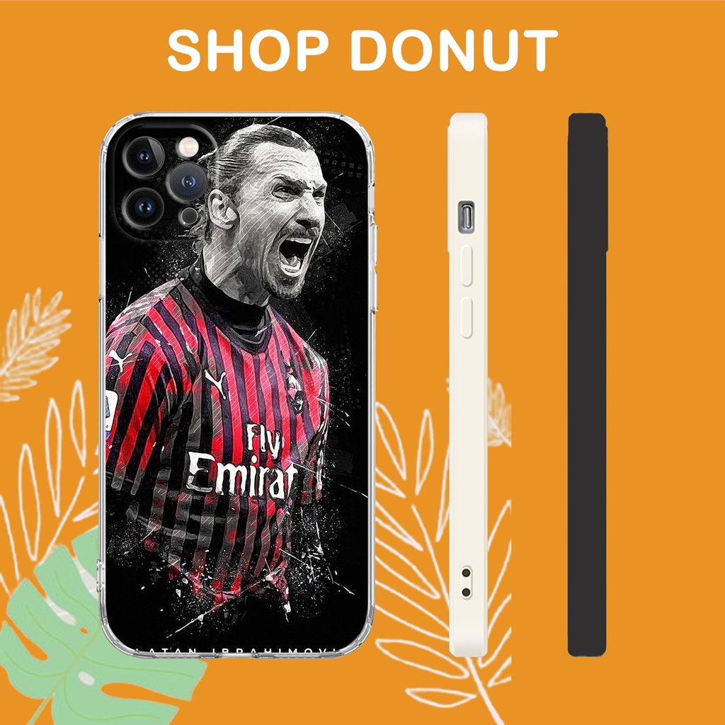 Ốp lưng zlatan ibrahimovic mặc áo ac milan pro 13 11 12 promax 7 8 plus xs X Xr ART20227600