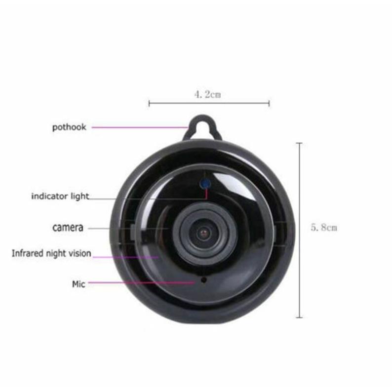 Camera wifi V380 treo tường, Camera không dây Hàng xịn dùng ngon hơn camera yoosee - Dùng app v380 pro
