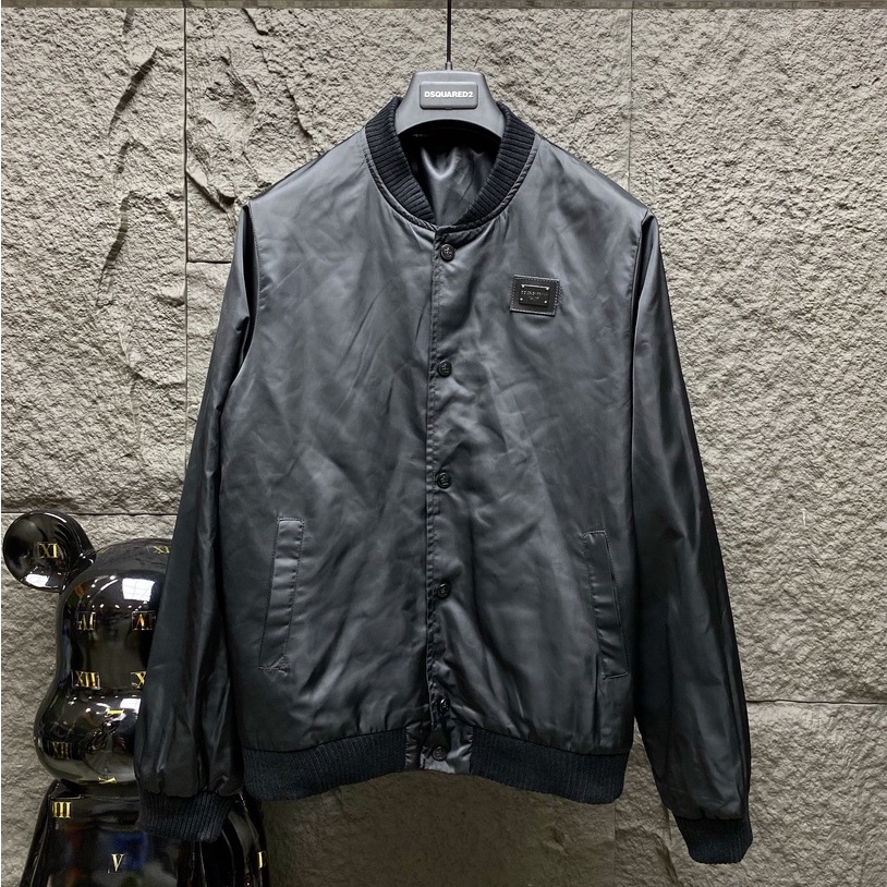 Áo khoác gió Bomber Gucci phối da LA 1-1 on web