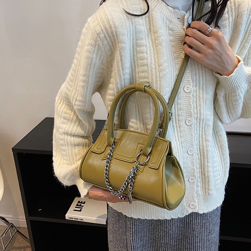 Túi Đeo Chéo Màu Nâu Có Thể Điều Chỉnh Kích Thước Thời Trang Dành Cho Nữ