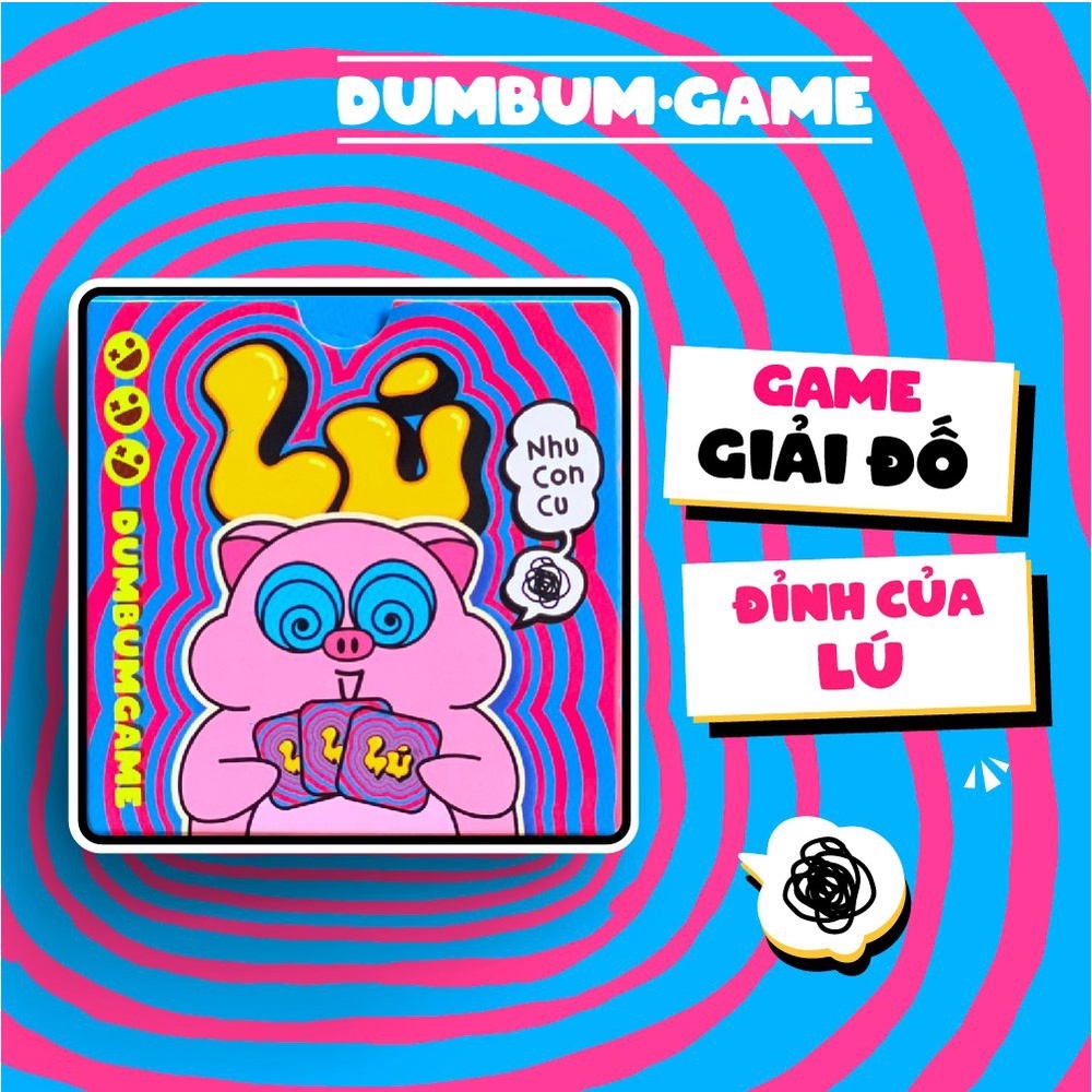 Bộ bài Lú DumBum, Board Game giải đố ngôn từ cực lú hài hước chơi nhóm