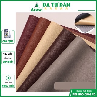 Miếng dán vải da có keo tự dính sửa ghế Sofa Arow