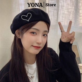 Mũ nồi nữ beret thời trang đẹp YONA nón len nam nữ trùm đầu cao cấp phong cách ulzzang hàn quốc