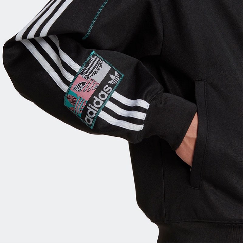 Áo Khoác Nam Cổ Đứng Có Dây Kéo Adidas 100% HS2628