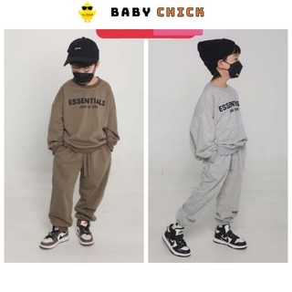 (SIZE ĐẠI 15-45kg) Bộ thể thao dài tay style Hàn Quốc cho bé trai (mã 6)