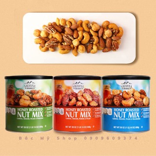 Hạt tổng hợp sấy khô tẩm mật ong Savanna Gourmet Honey Roasted Nut Mix 850g