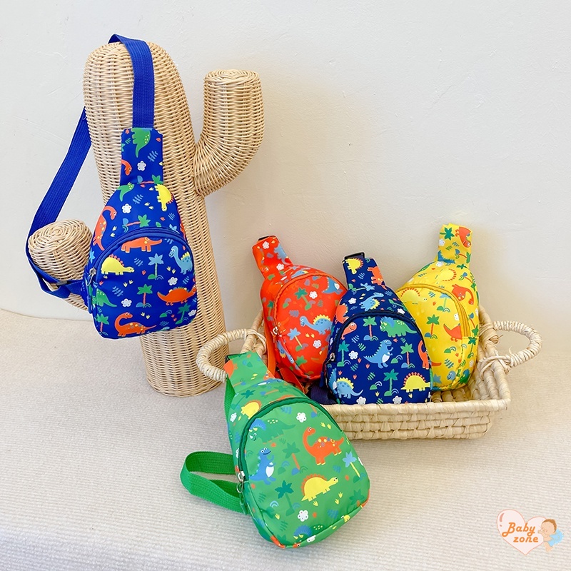 Túi Đeo Chéo Ngực Hình Khủng Long Dễ Thương Cho Bé