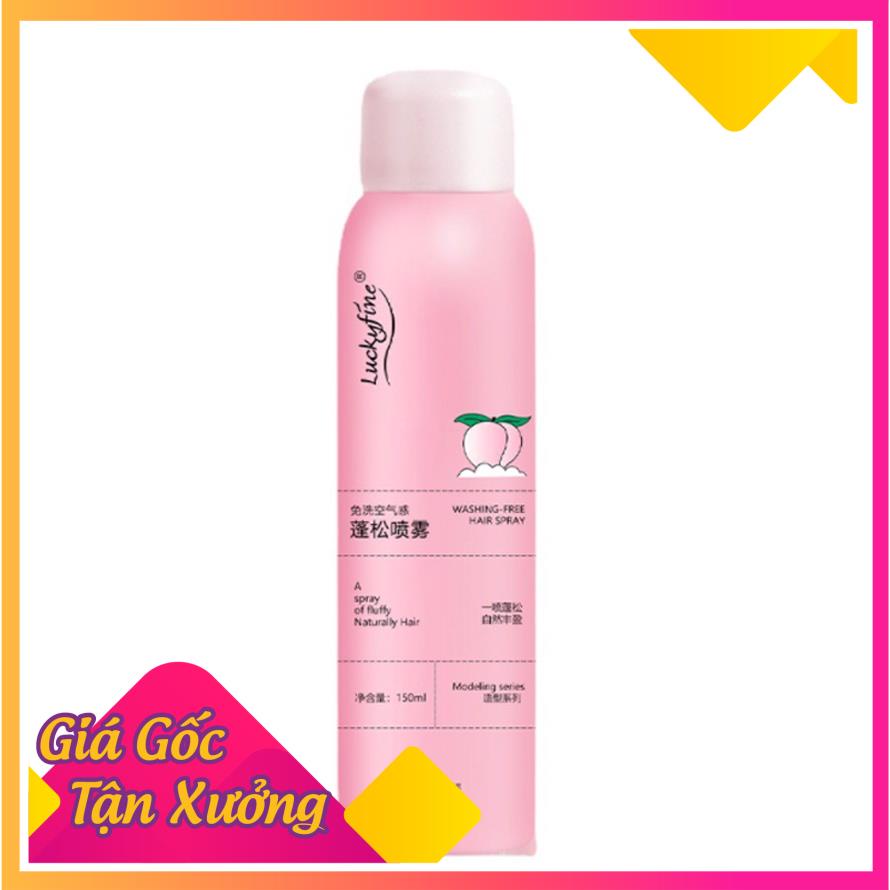 Bình xịt gội đầu khô cấp tốc giúp tóc bồng bềnh suốt 8 Tiếng không dầu không bết dính 150ml
