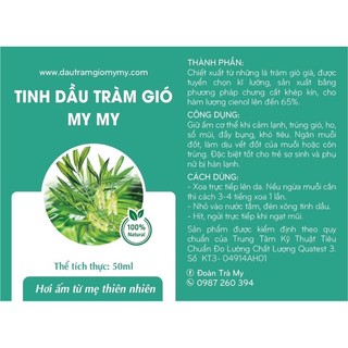 Tinh Dầu Tràm Gió MyMy
