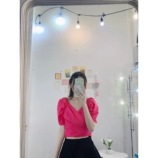 Áo buộc vạt eo