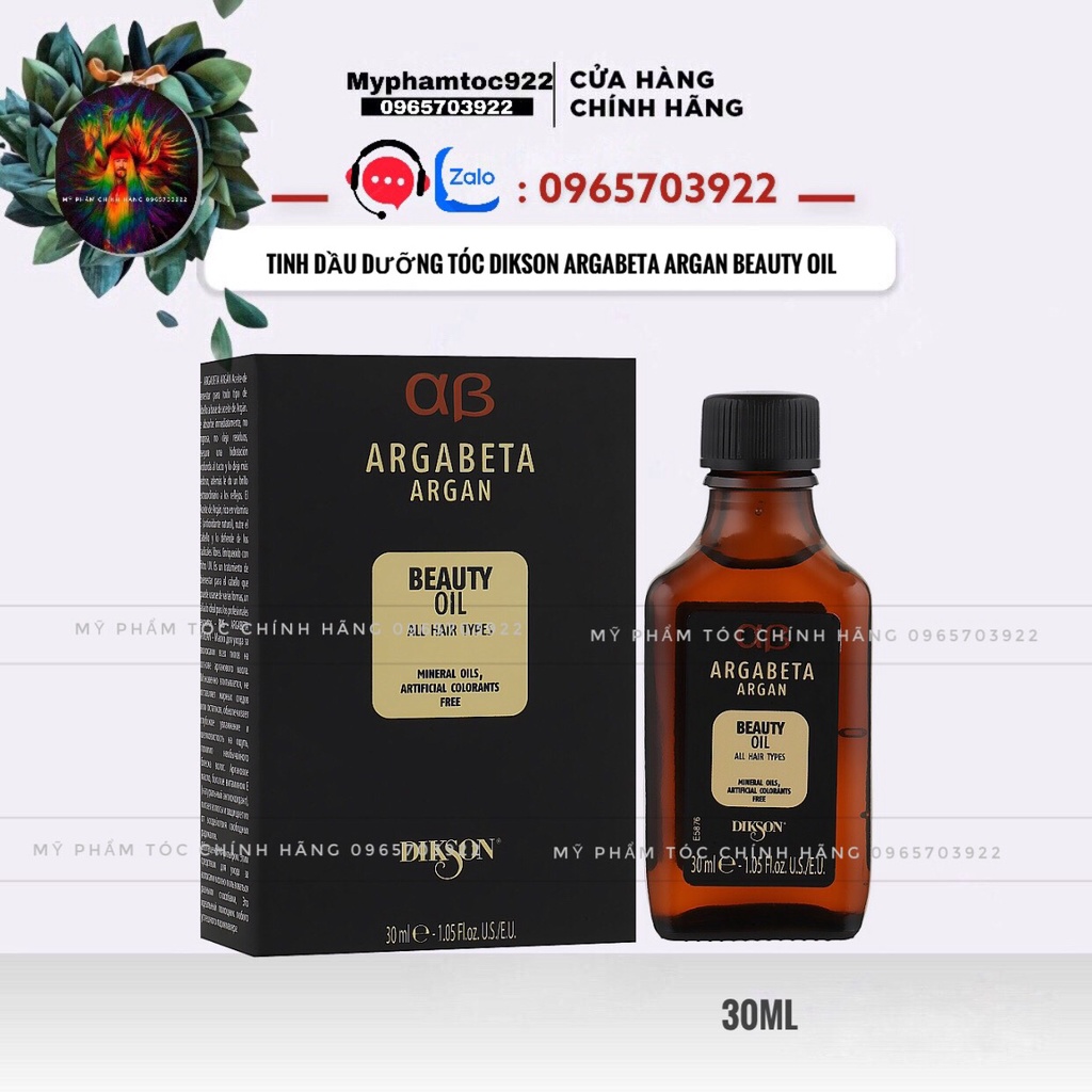 Tinh dầu dikson argabeta oil 100ml - Dikson Chính Hãng