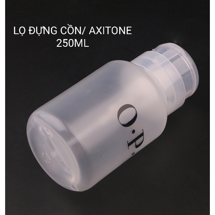 Lọ đựng cồn/axitone dung tích 250ml