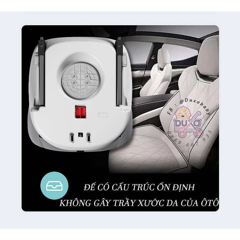 Ghế ngồi ô tô cho bé 360 độ Isofix an toàn DUXO BABY mẫu 2023. Ghế Ngồi Oto Cho Bé Từ 0-12 Tuổi