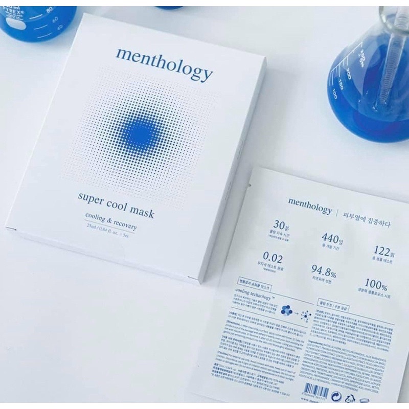 Mặt Nạ Làm Lạnh Tê Mát Da Menthology Super Cool Mask 25ml