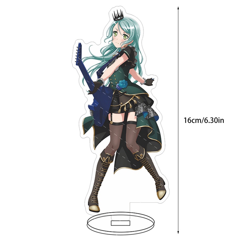 Hoa mới được đưa Bang Dream! Móc Chìa Khóa Bằng Acrylic Trong Suốt Hình Nhân Vật Anime Dễ Thương