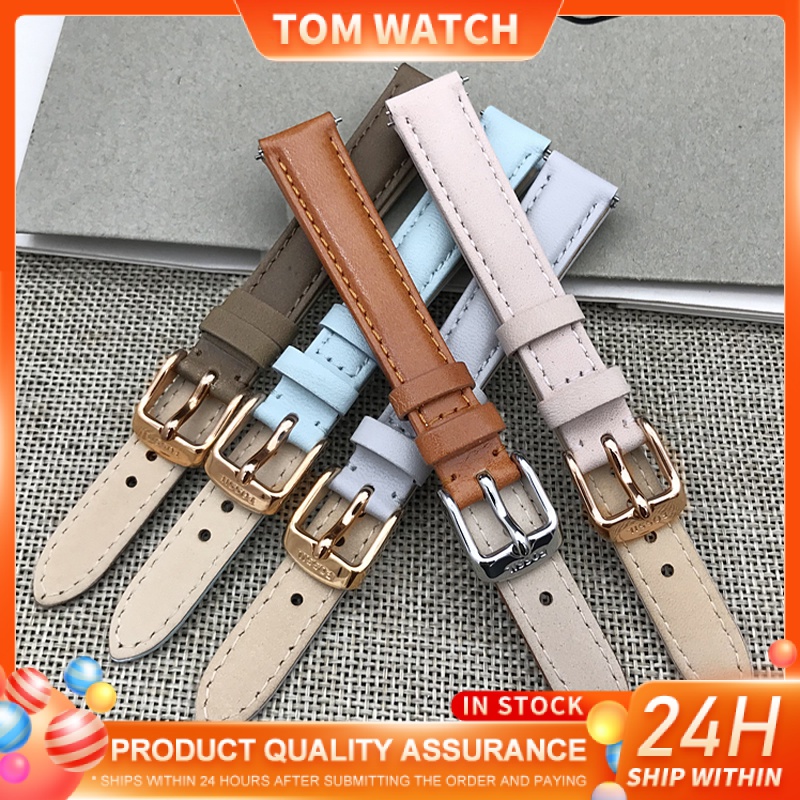Đối với dây đeo FOSSIL 14mm Dây da 14mm Đối với dây đeo đồng hồ FOSSIL ES3842 ES3843 ES3487 ES3708 ES3972 ES3821 ES3737