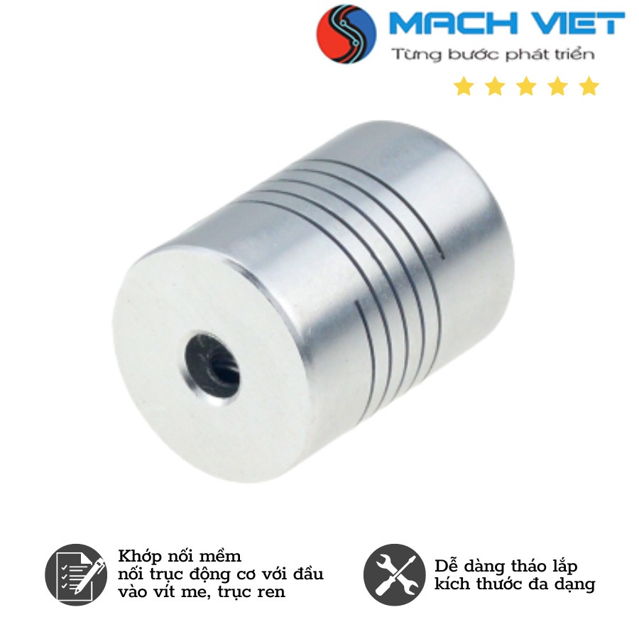Khớp nối mềm nhiều kích cỡ , Khớp nối trục động cơ D19L25