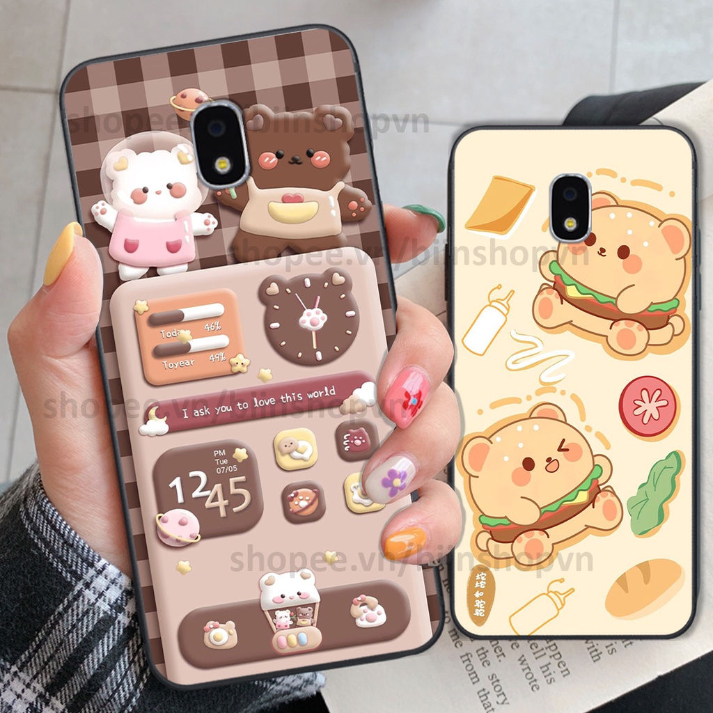 Ốp Samsung J5 Pro in hình gấu chocolate kẹo ngọt siêu đẹp siêu xinh